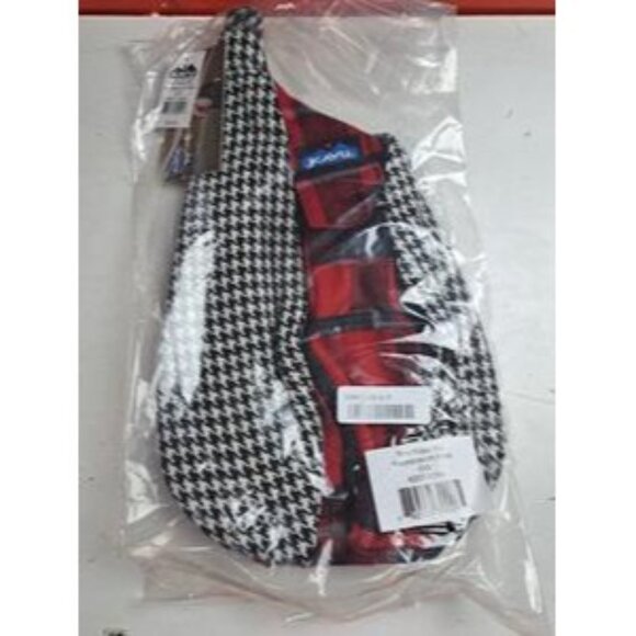 NWT Kavu Mini Rope Mix Houndstooth Plaid Sling Bag O/S - Picture 2 of 4